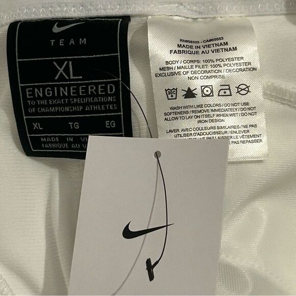 Nike Vapor Select Baseball Pants White Green Mens Size XL BQ5489-111 - Picture 4 of 7